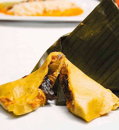 Tamal de azafrán